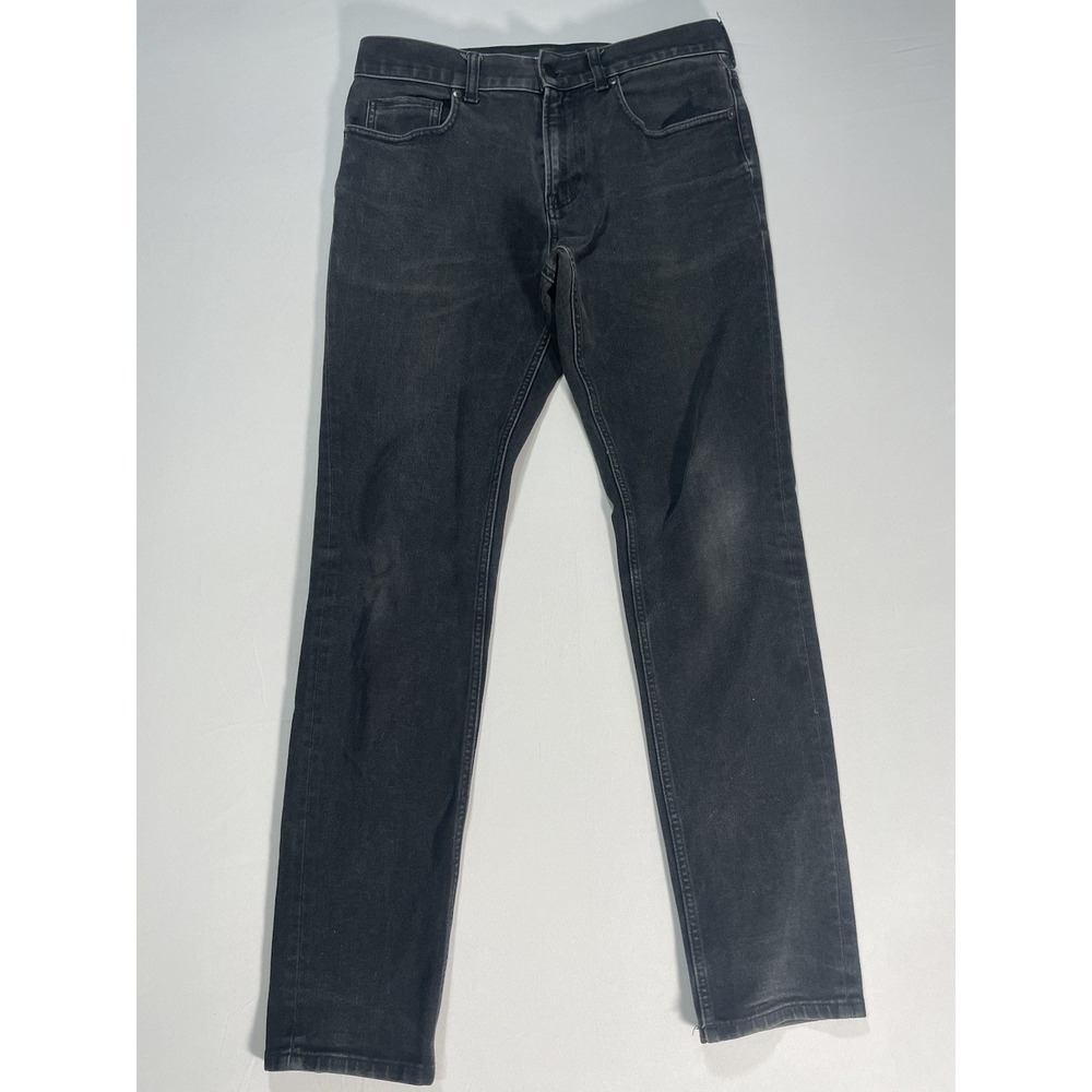 Everlane Uniform Jeans Men's Black Denim The‎ Skinny Stretch Jeans Size 32 X 32